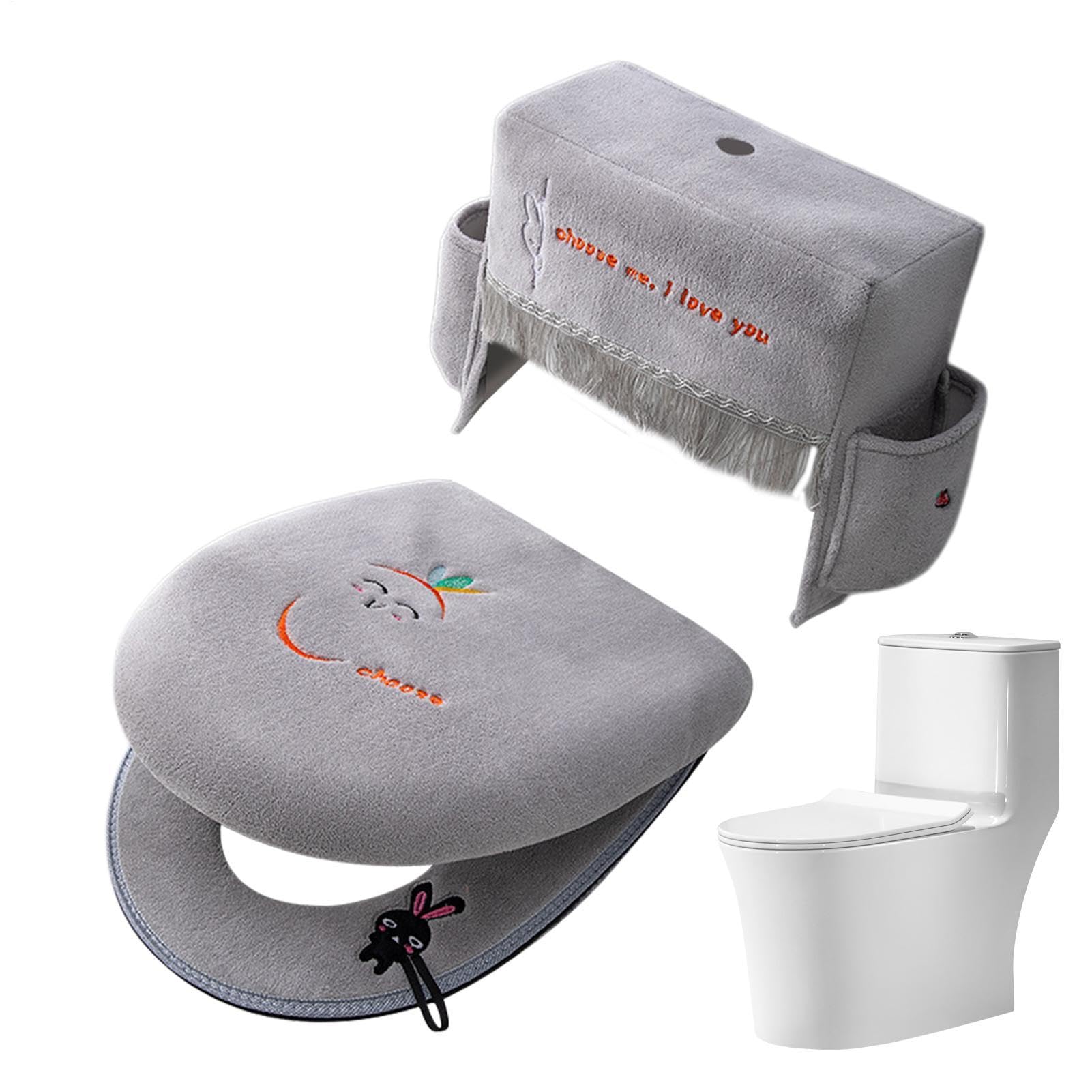 Fundas de inodoro para cuarto de baño para niños y casa