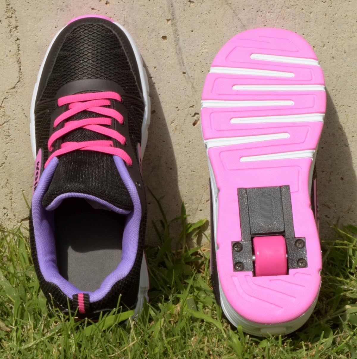 Zapatillas Deportivas con Ruedas automáticas retráctiles.