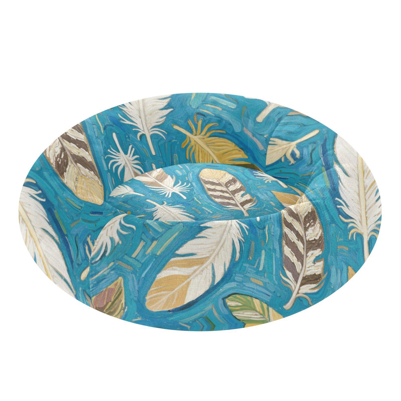 Panier doux pour chien bleu taille M pour des nuits paisibles