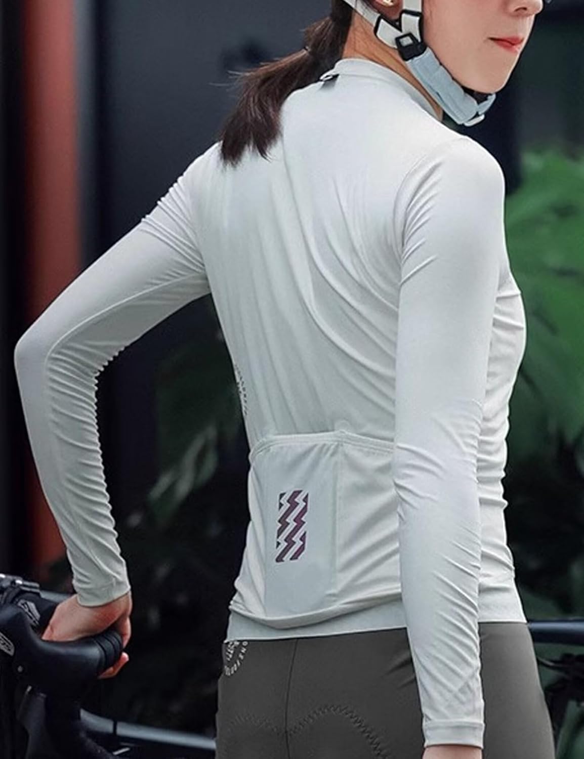 LAMEDA Cycling Jersey Women Long Sleeve, Bike Shirts for Women with Pockets, Breathable Biking BicycleTops for Road Riding - Image 3