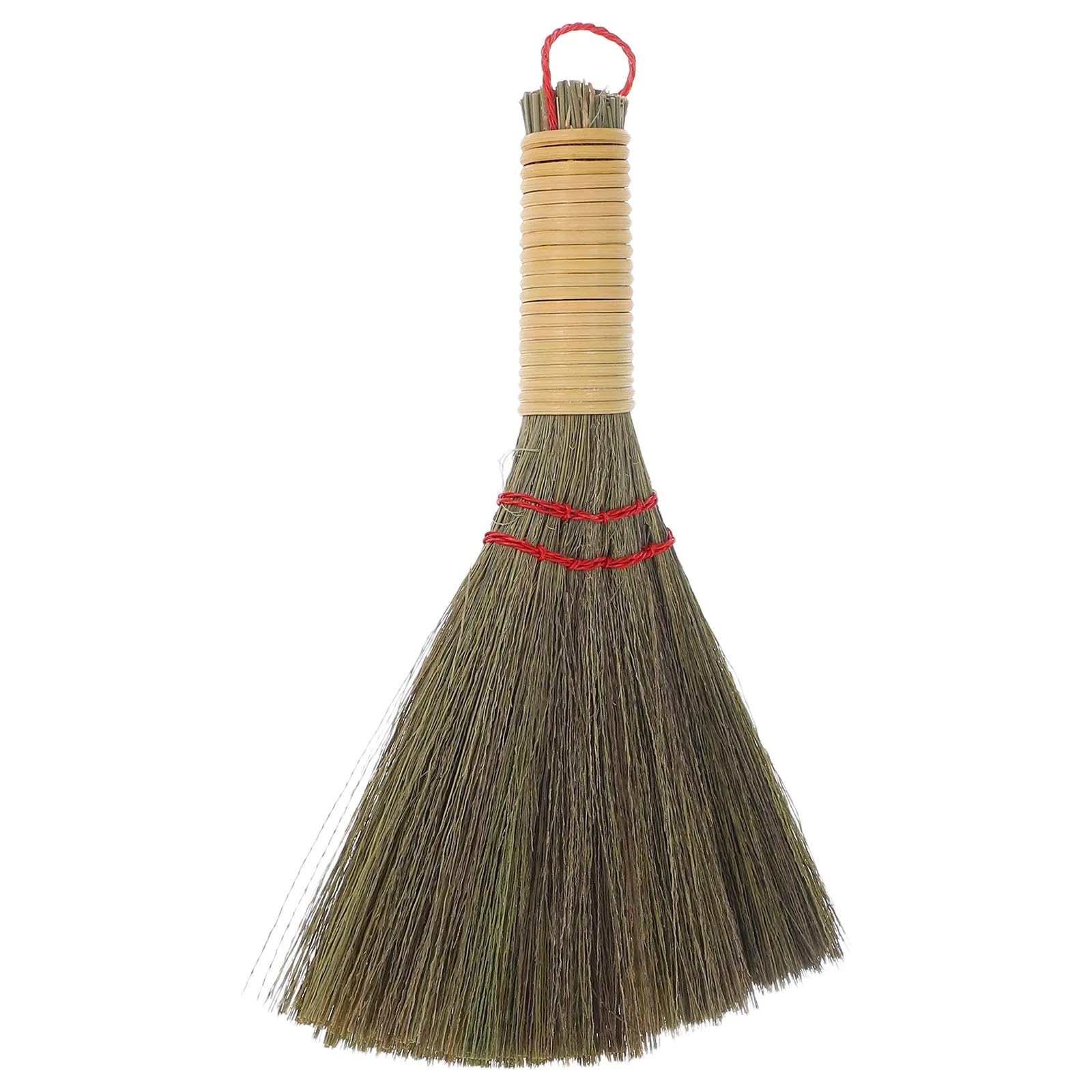 Palm Broom Small Hand Broom Corn Straw Whisk for Desktop Tables Floors Sofas Crumb Removal Indoor