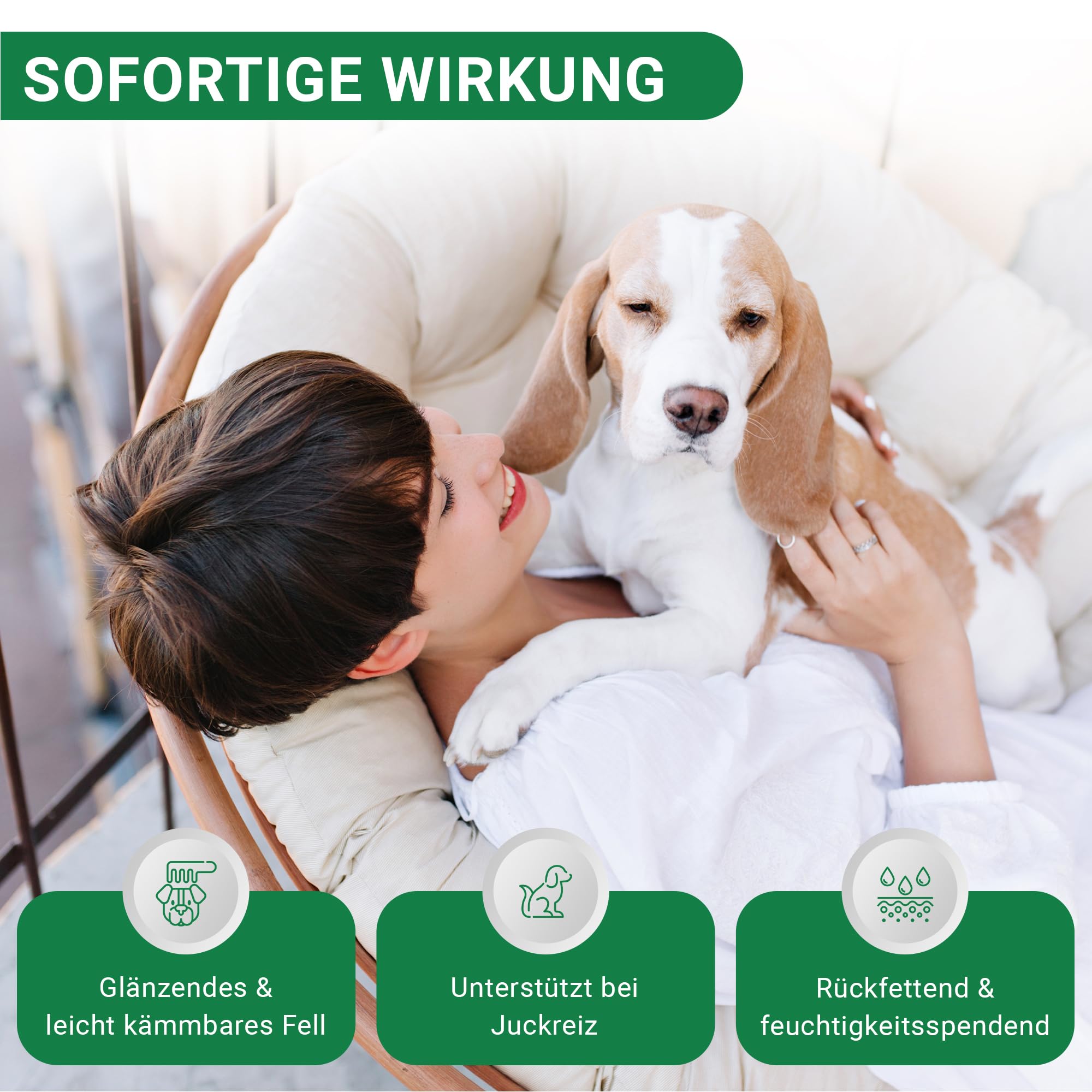 Fellon Kräutershampoo für Hunde – pH-neutrales Hundeshampoo mit natürlichen Kräuterextrakten – Fellpflege für glänzendes Fell, silikonfrei, hautfreundlich, für Welpen & alle Felltypen – 10 Liter