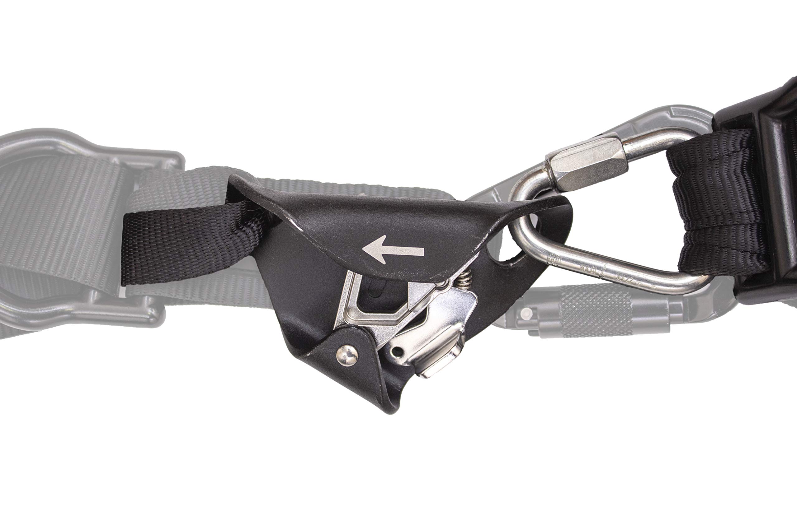 Irudek WIND BLUE 3 S-M – Arnés anticaídas con anclaje ventral de aluminio, cinturón IRUPAD Holetech, hebillas automáticas K-EASY, sistema ANTISLIP, portaganchos y chip NFC Ready