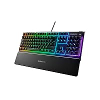 SteelSeries Apex 3 - Tastiera da gioco RGB - Illuminazione RGB a 10 zone