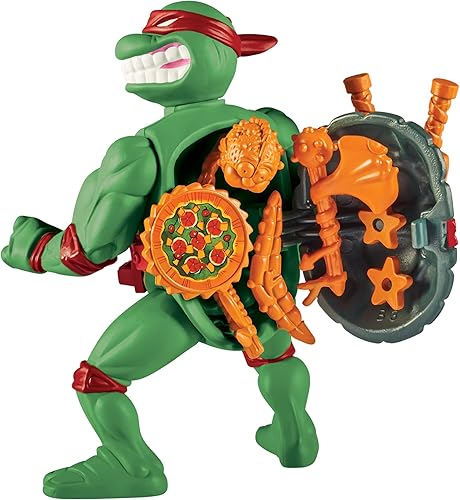 Teenage Mutant Ninja Turtles Playmates Toys - Figura básica clásica original de 4 pulgadas de Shell Raphael