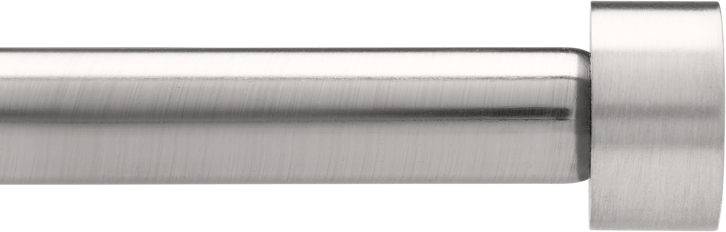 Cappa Curtain Rod, Includes 2 Matching Finials, Brackets & Hardware, 36 to 72-Inches