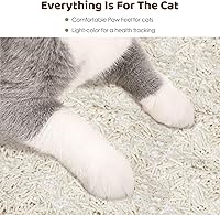 Vista 7 de EZSKUUP - Mezcla de arena para gatos de tofu con parte inferior antiadherente, arena para gatos de yuca, fuerte aglutinante de bajo seguimiento