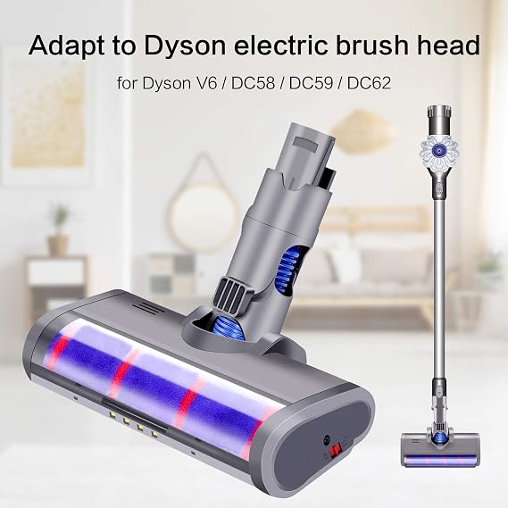 Electric Soft Roller Cleaner Brush Head 