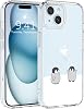 JOYLAND Cute Cartoon Penguin Case for iPhone 16 Pro Max Crystal Clear Lovely Animal Girly Phone Case Acrylic Hard Back Cover Sturdy Shockproof Protective Cover for iPhone 16 Pro Max 6.9 Inch