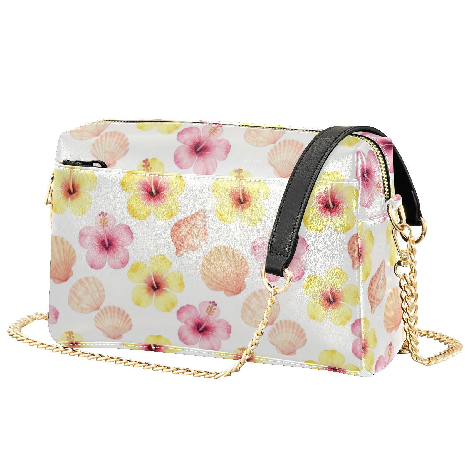 Borsa a tracolla casual da donna con chiusura a zip facile da pulire