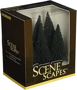 Bachmann Trains - Ámbitos De Escena: árboles De Nuez De 2" - 2¼" (4 Por