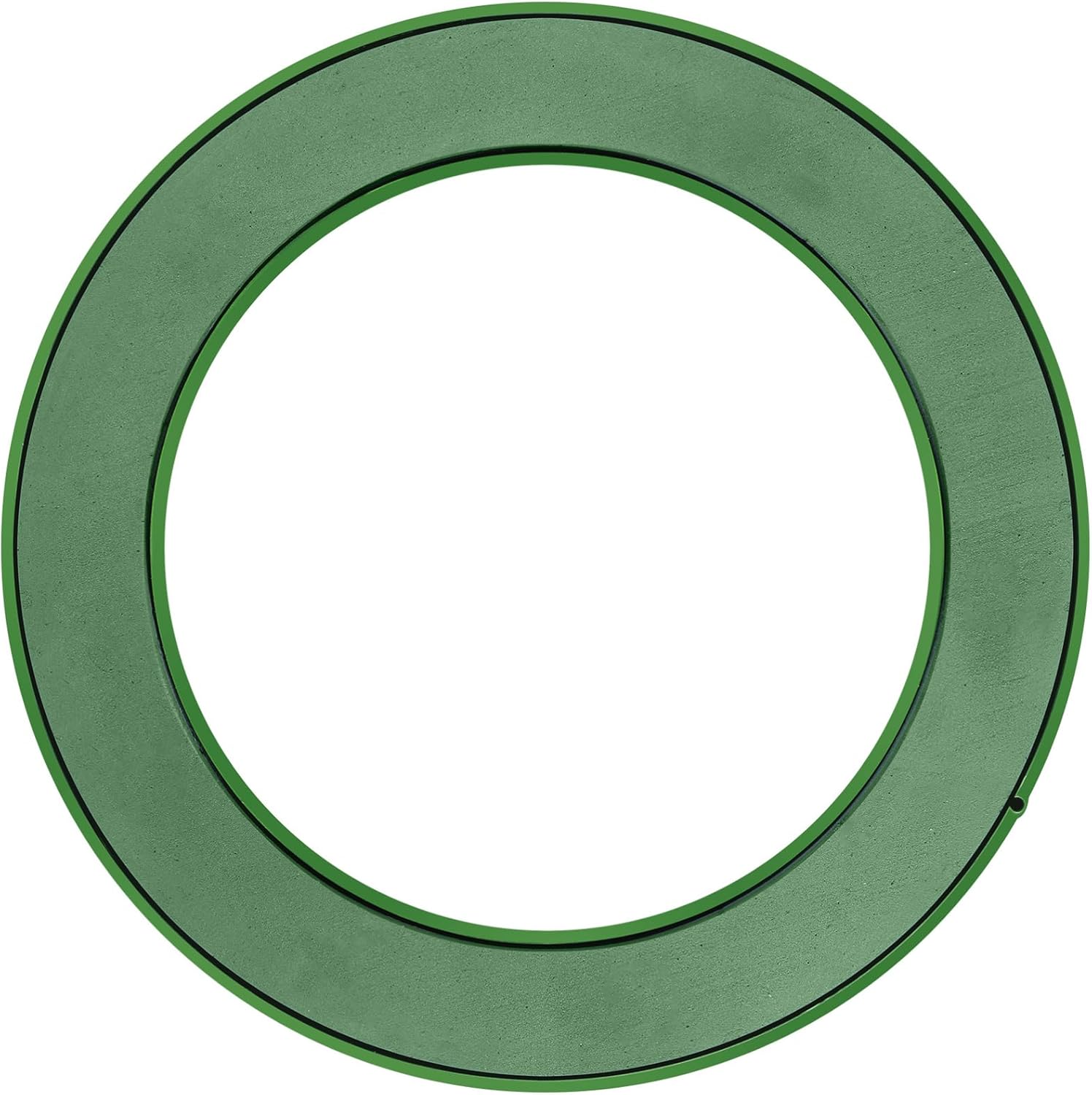 Cabilock Flower Foam Ring with Suction, 16.51In Round Floral Wet Foam Ring, Round Floral Blocks for Crafts Wedding Flower Mud Decoration