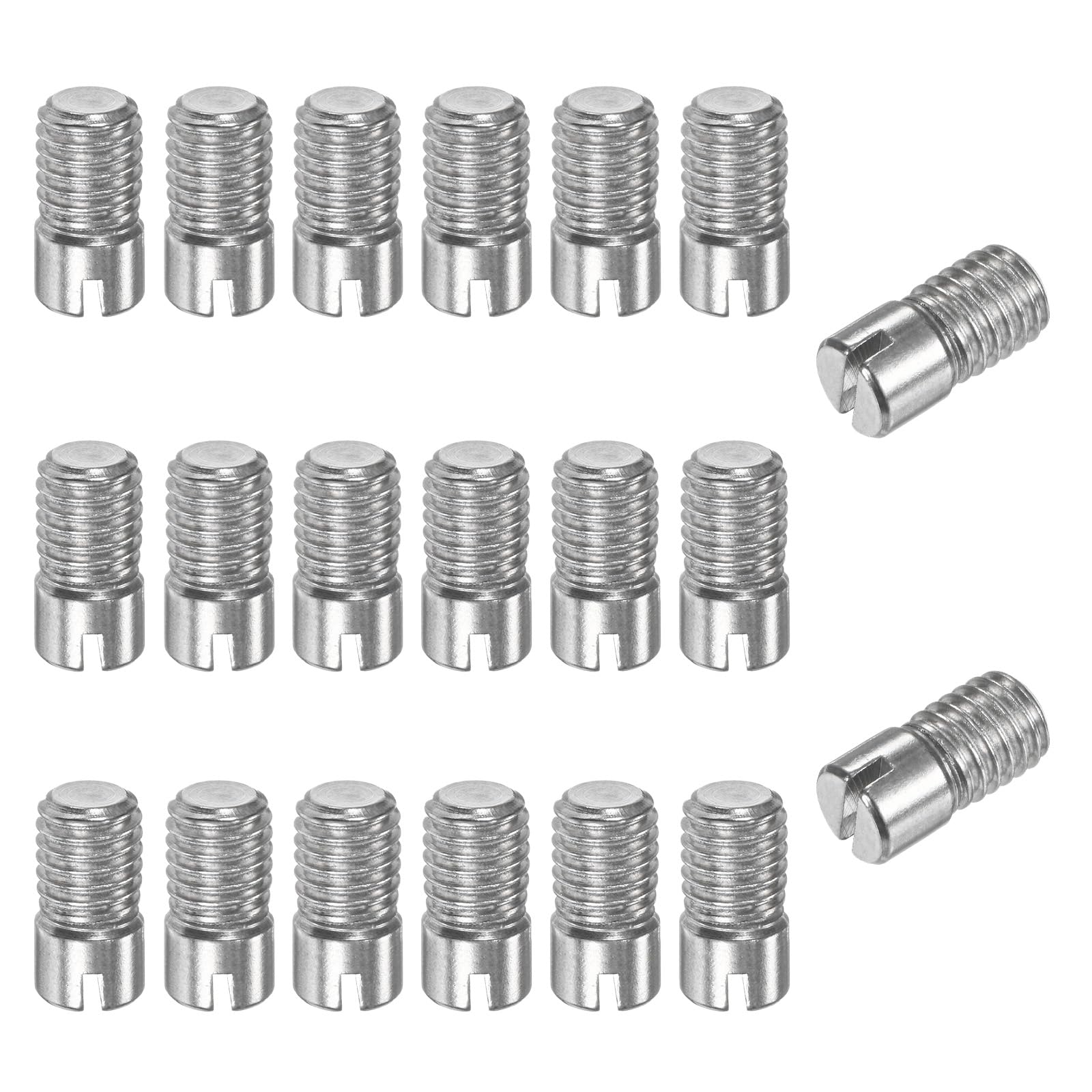 M METERXITY 20-Pack M8 x 16mm Slotted Cylindrical Pin Dowel