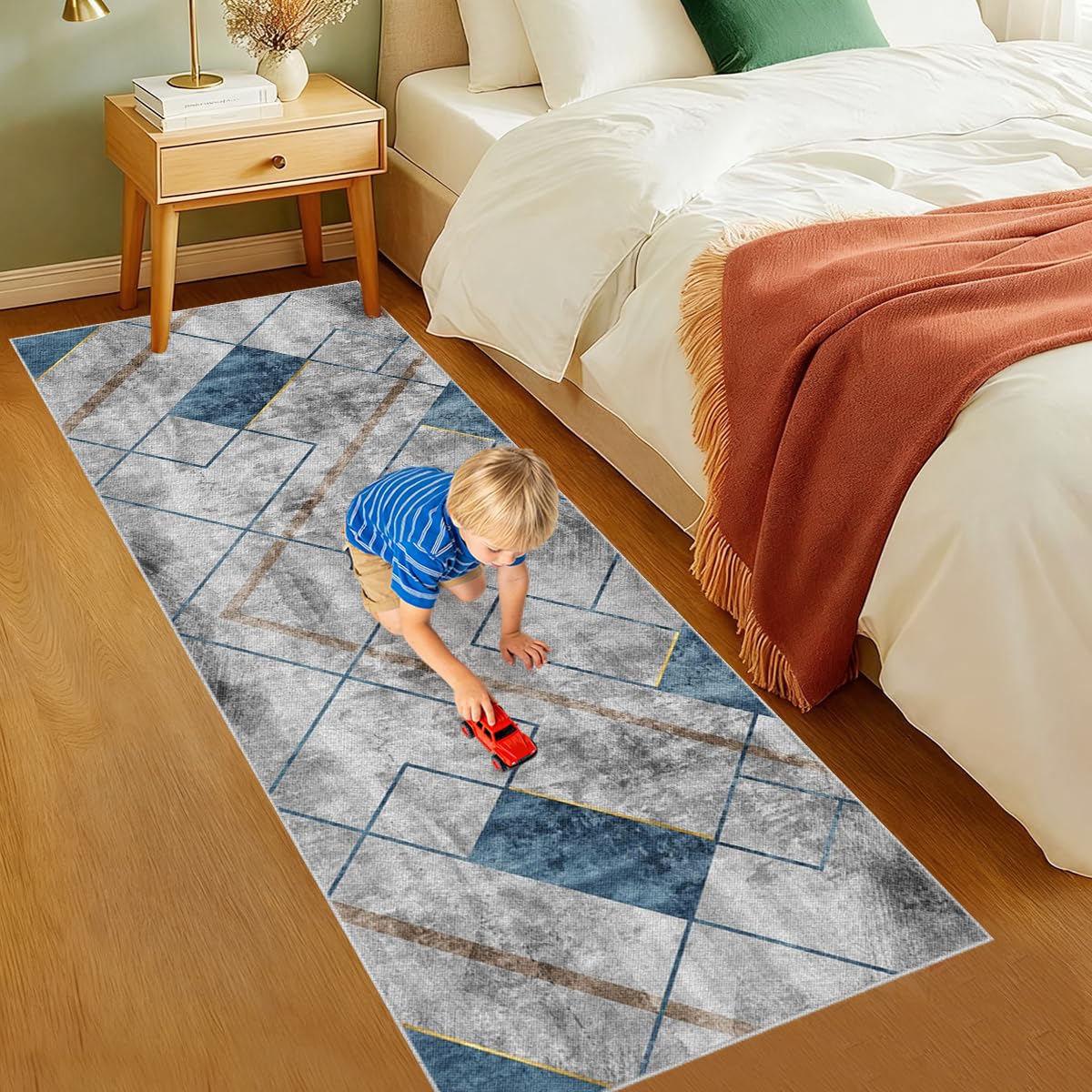 Tappeto Corridoio Lungo Tappeto Cucina Antiscivolo Lavabile 40 x 200cm Tappeto Ingresso Interno Tappeto Passatoia per Cucina Camera da Letto Lavanderie Corridoio Tappeto Casa Ingresso Grigio