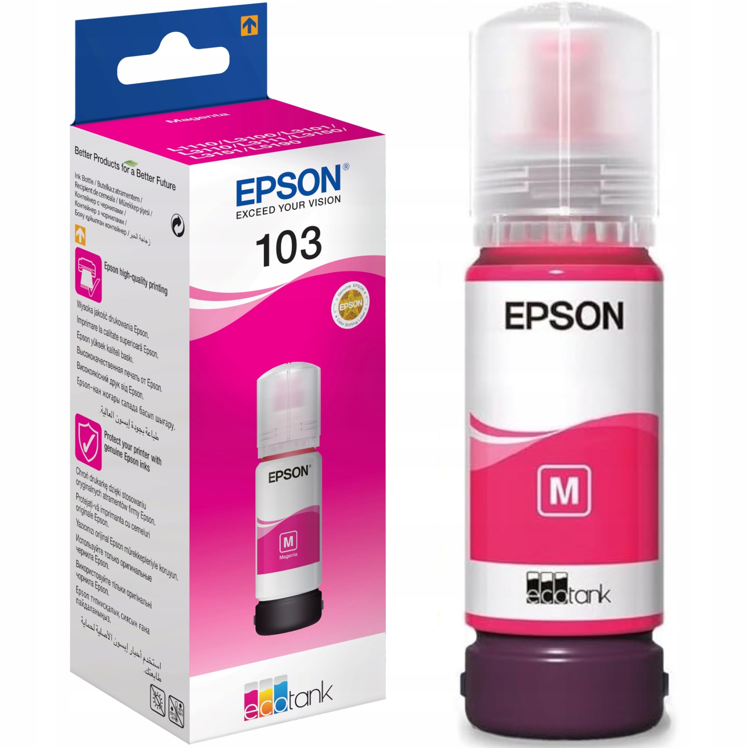 Epson Cartouche d'encre Ecotank 103 65ml (Magenta)