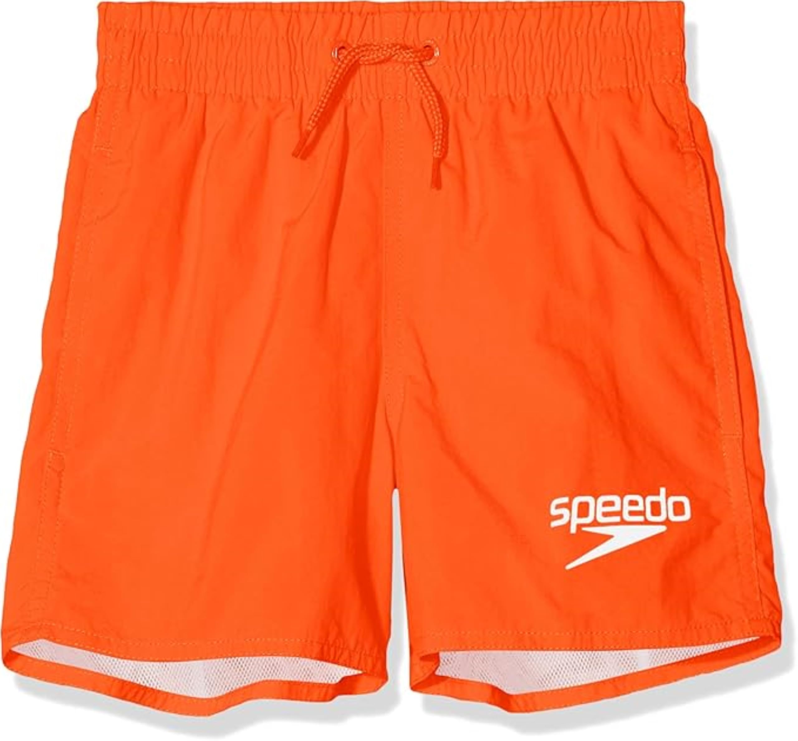 Speedo Boys 13" Watershorts | Swim Shorts | Swimming Trunks | Quick Dry | Comfort | Chlorine Resistant Swimming Trunks, Sugar Blue/Celeste/Iris Mirror, M