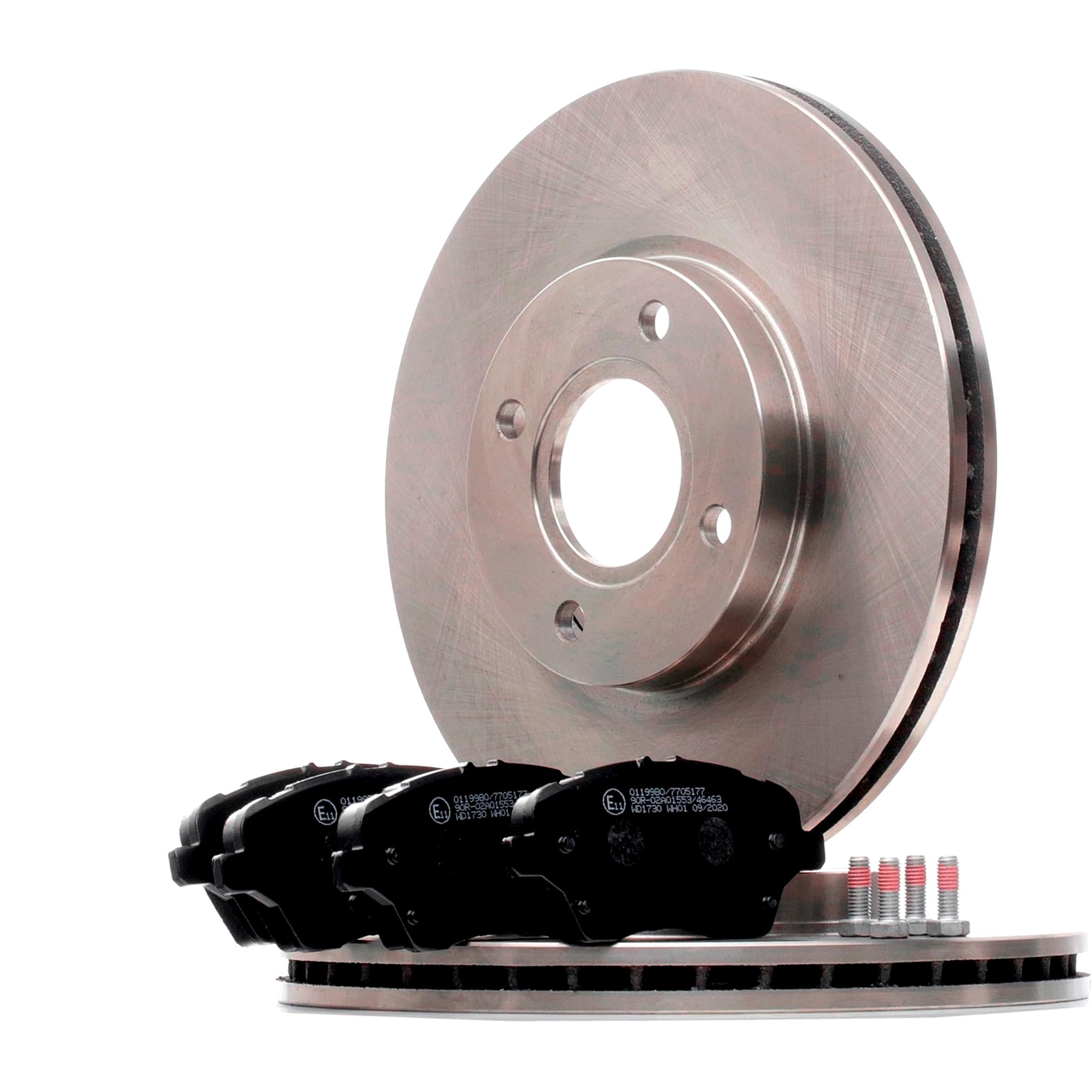 STARK Bremsen Set Vorne 278mm Bremsscheiben und Beläge Komplett Kompatibel mit FORD Fiesta Mk6 Schrägheck JA8, JR8 B-MAX JK Tourneo Courier MPV Fiesta Mk6 Kastenwagen Fiesta Mk6 Limousine