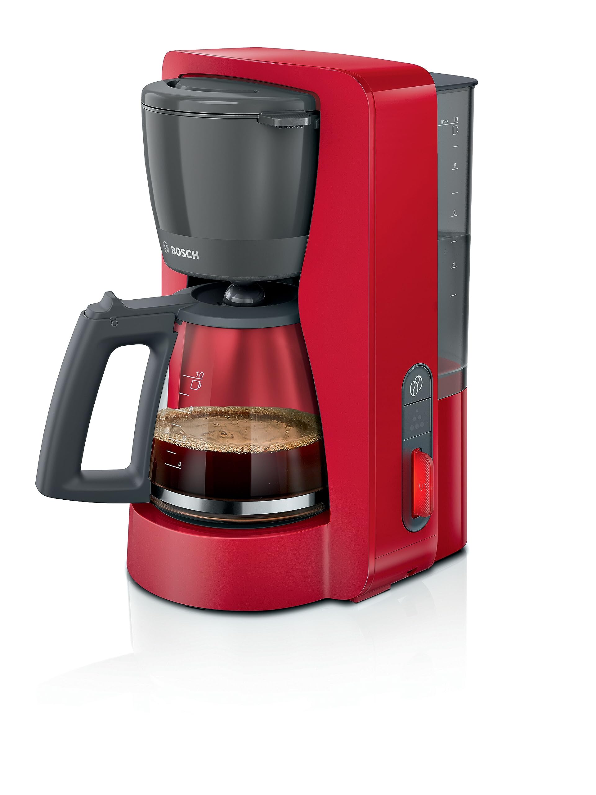 Bosch MyMoment TKA3M134, machine à café filtre, réservoir amovible, arrêt automatique