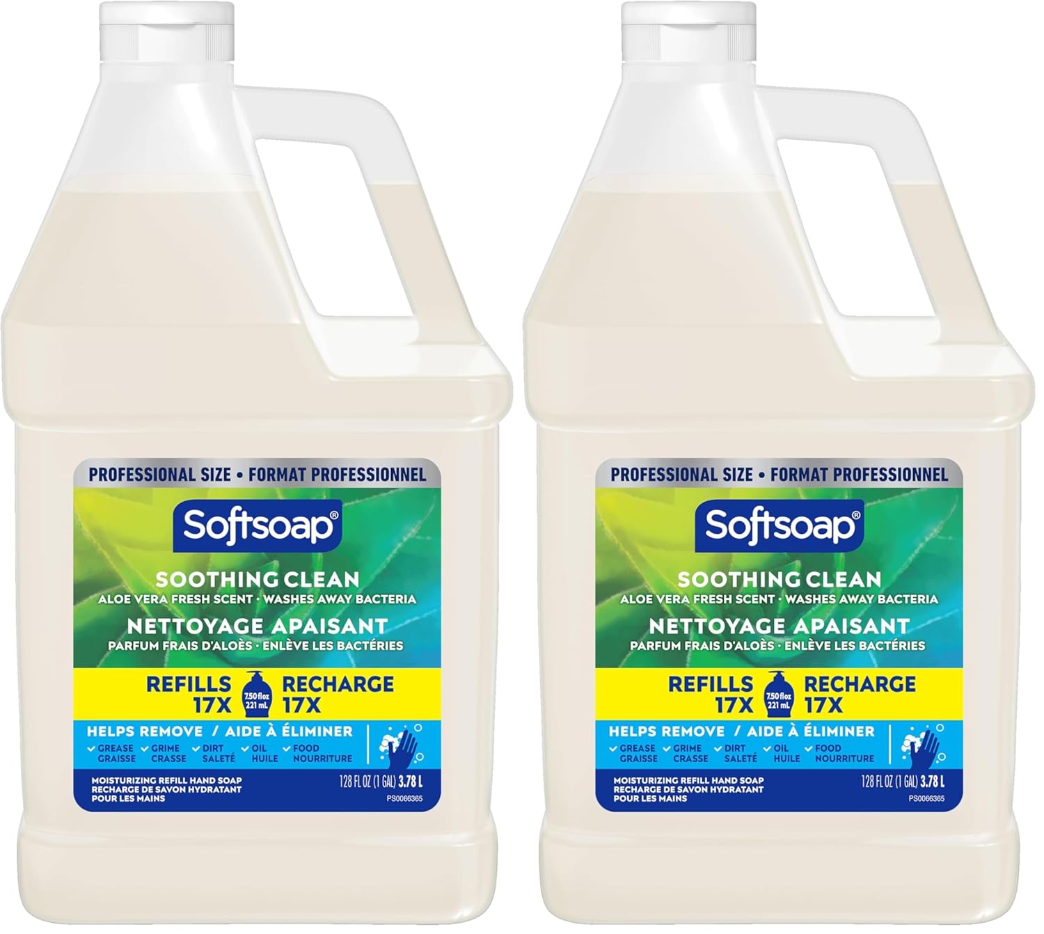 Softsoap Liquid Hand Soap Refill, Soothing Clean, Aloe Vera Fresh Scent - 1 gallon