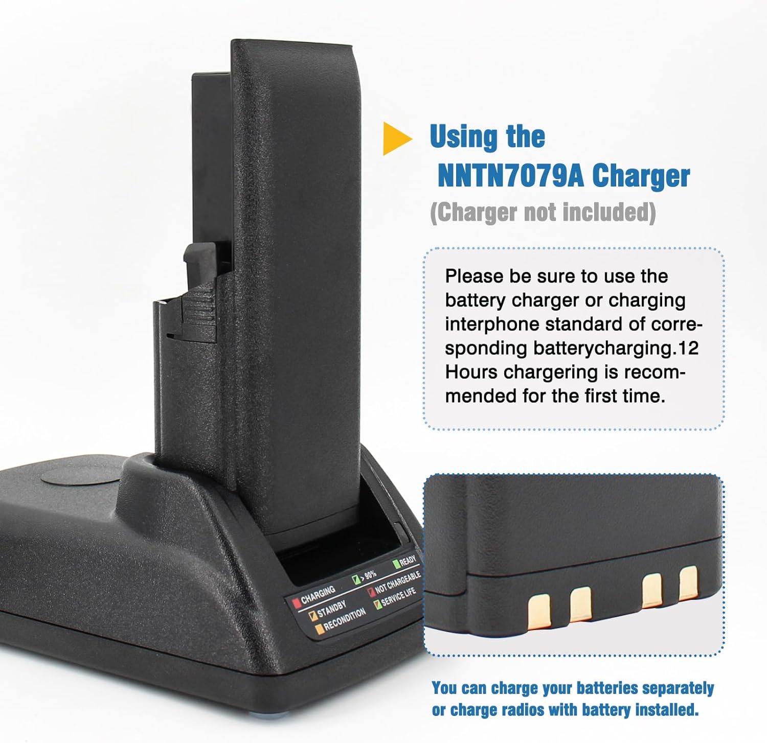 NNTN8930 +PMNN4487A Battery Compatible for Motorola APX7000 APX6000 APX8000 SRX2200N APX7000XE APX8000X Radio Battery NNTN8930 Pmnn4486A NNTN7038A NNTN7038B (Non-IMPRES) - Image 9