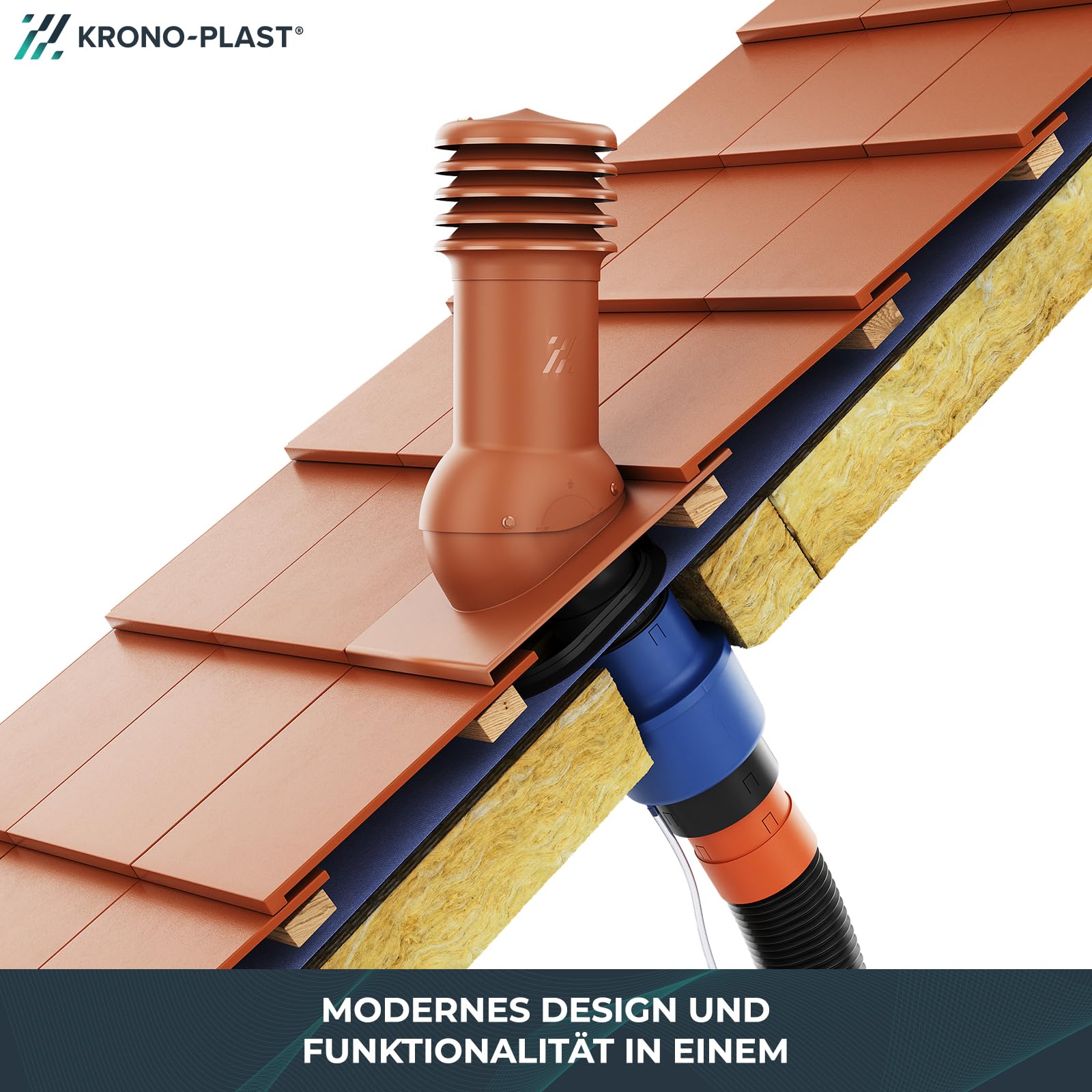 Kondenswassersammler 150 mm für Kronoflex Rohr | Kondenswasserabscheider, Zubehör für Rohr, Winkelrohr, Entlüfterkamin, flexibles Anschlussrohr und Flexschlauch