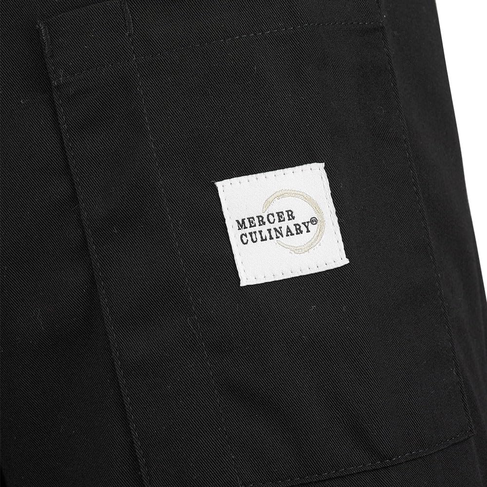Mercer Culinary Millennia Air Unisex Kochjacke mit Netzrücken, Schwarz