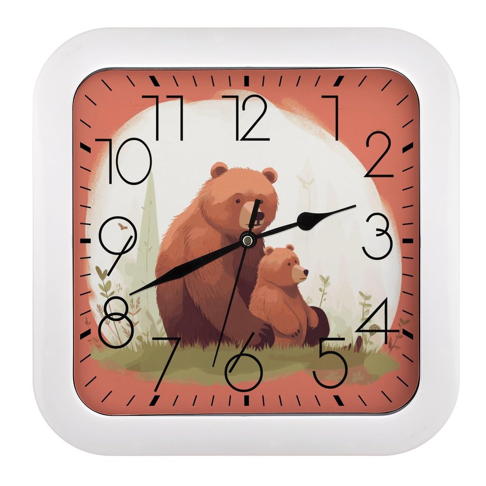 Horloge murale vintage mecanisme silencieux pour stopper les bruits de tic-tac agacants