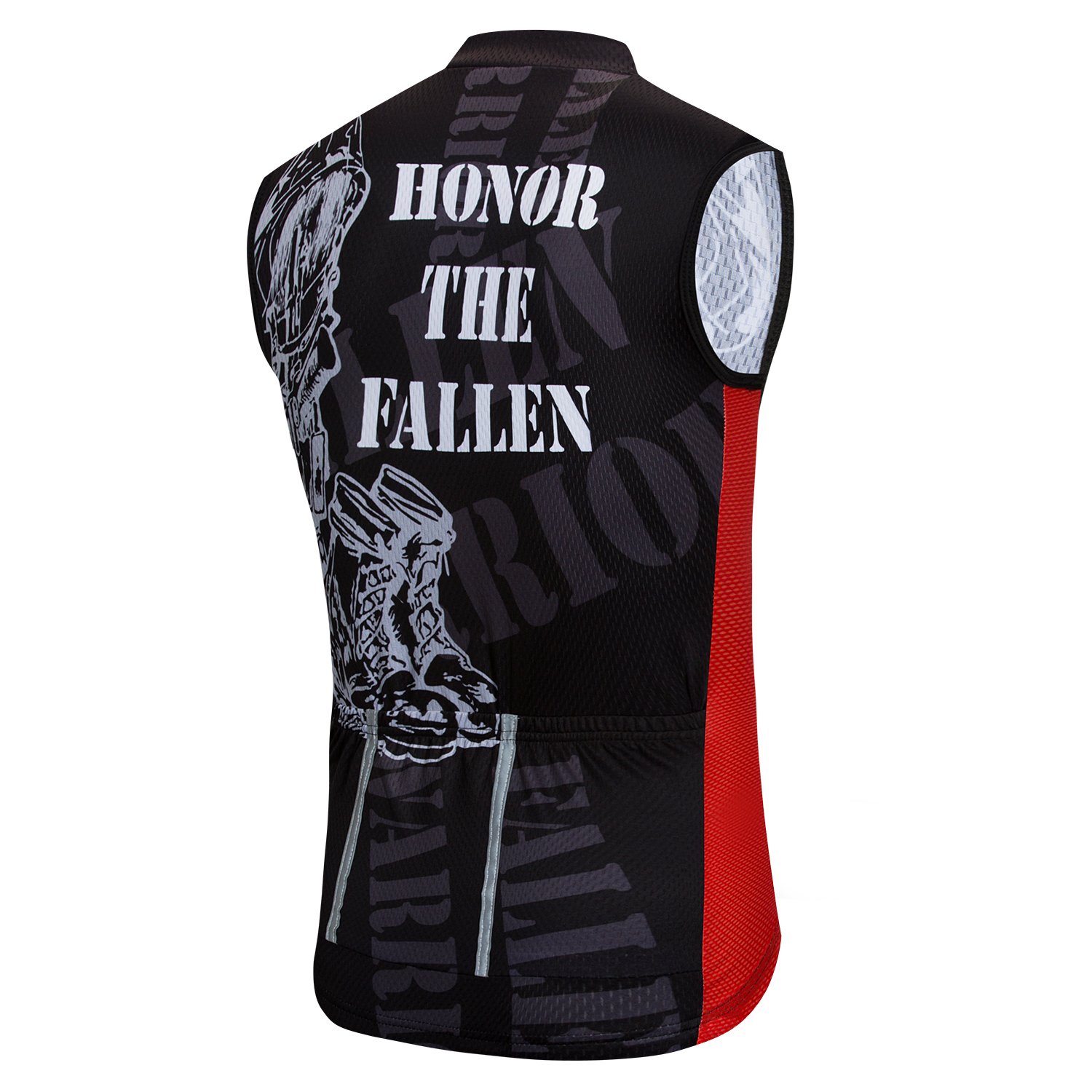 Cycling Jersey Men Sleeveless Bike Shirts Vest Bicycle Clothing Jacket Tight Reflective Black USA XXL