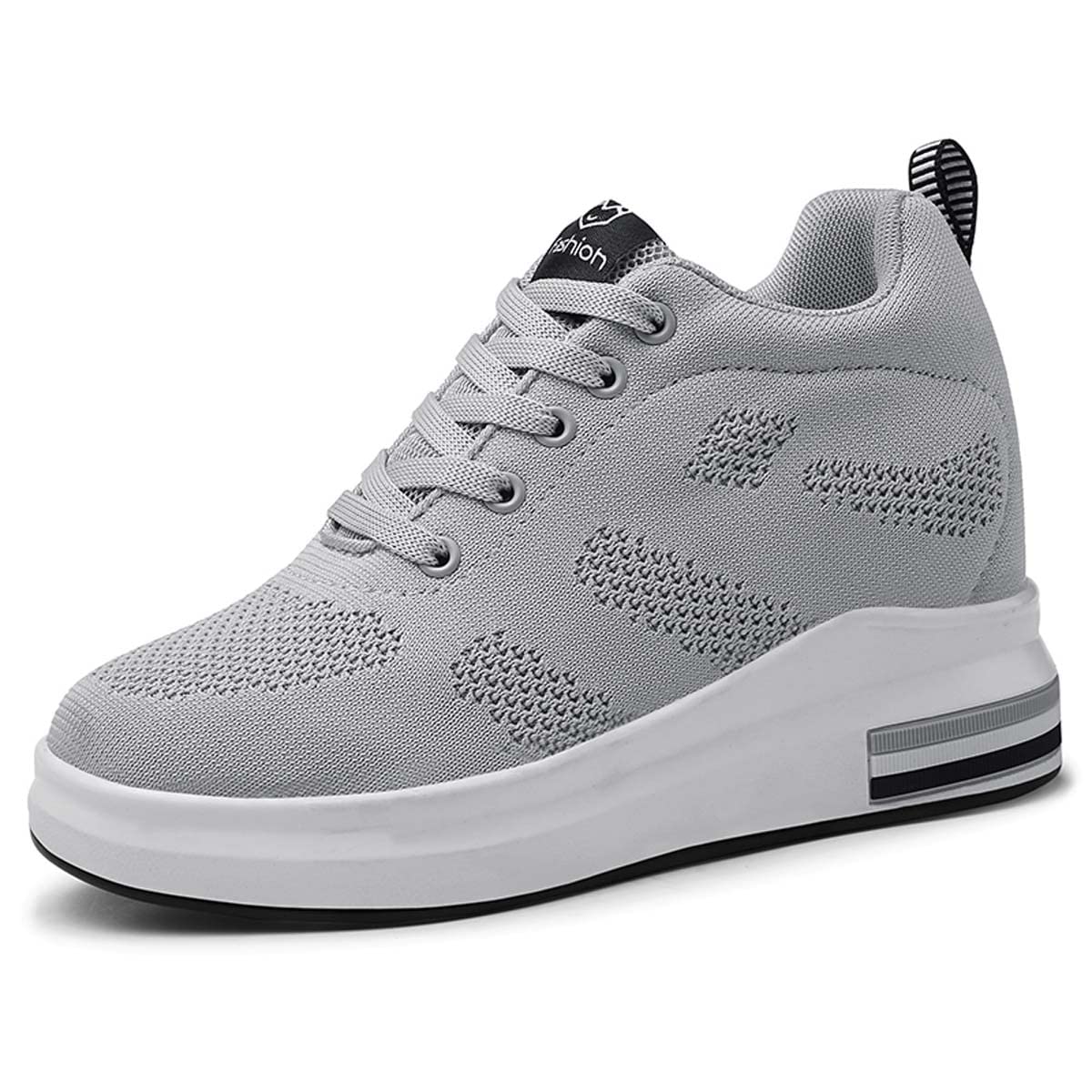 Zapatillas Deportivas Cuña Interior Zapatos Running Fitness Gym Outdoor Sneaker Casual Mesh Transpirable Comodas