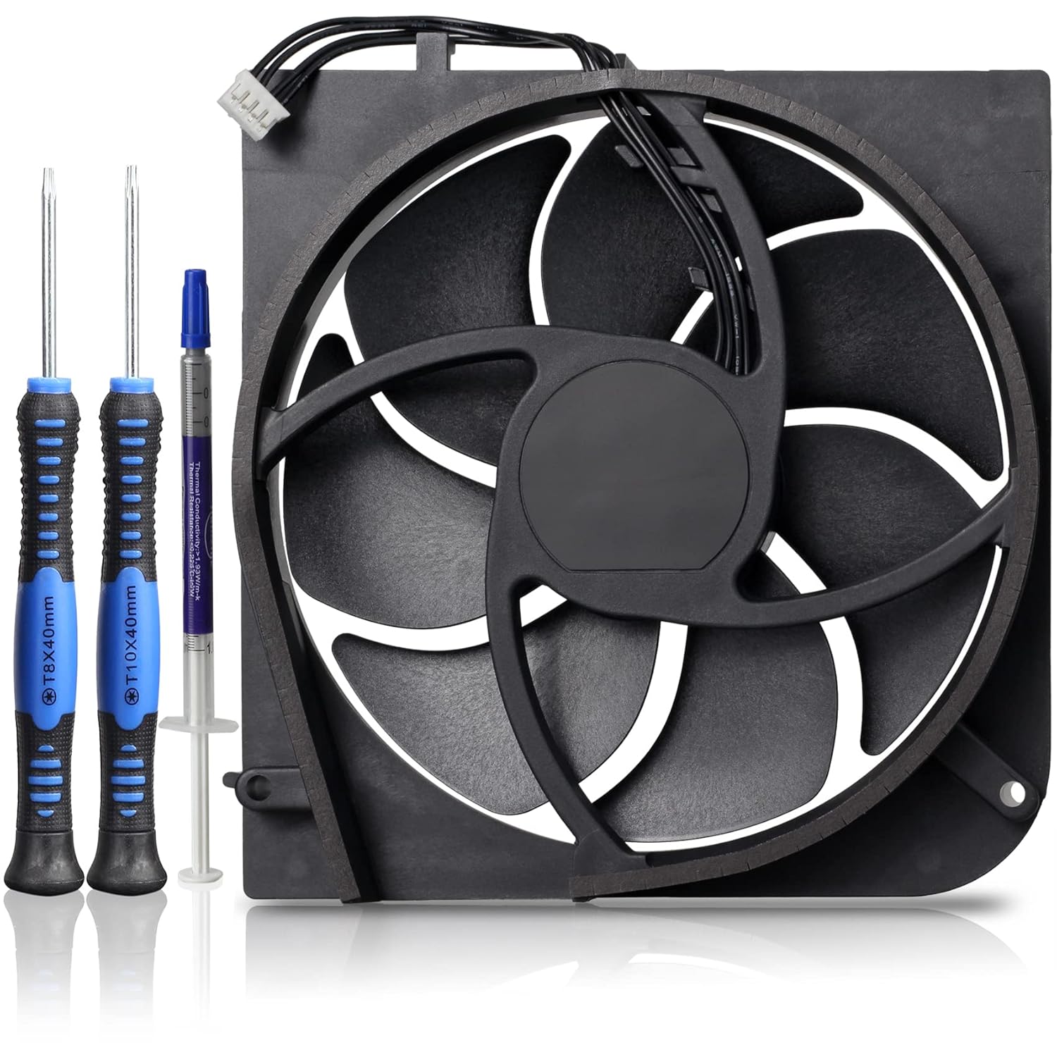 Replacement Internal Cooling Fan for Xbox Series S (XSS) Console (with Opening Tool and Heatsink Paste)