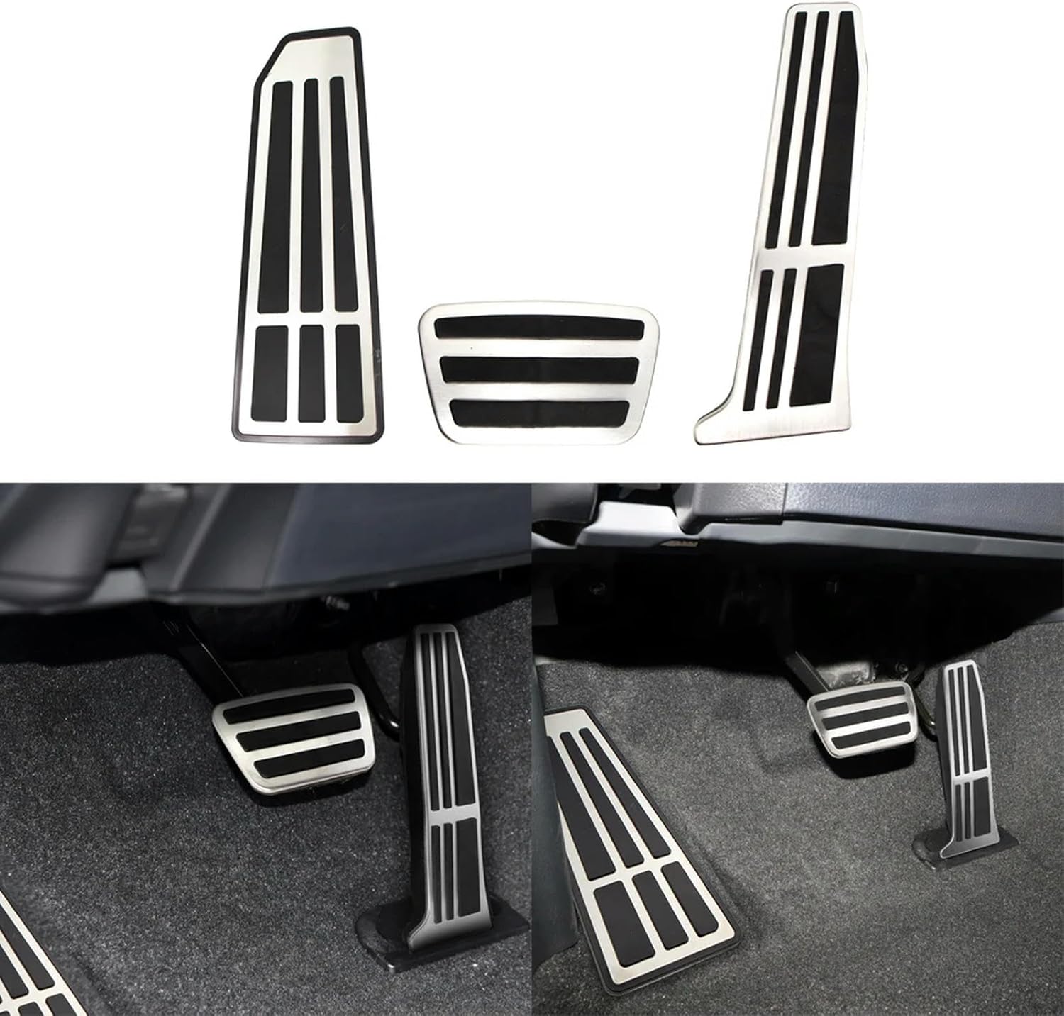 Car Pedal Covers Car Non Slip Foot Pedal Gas Brake Pad Cover, for Toyota Camry Avalon RAV4 2019 for Lexus ES GS 2018-2023