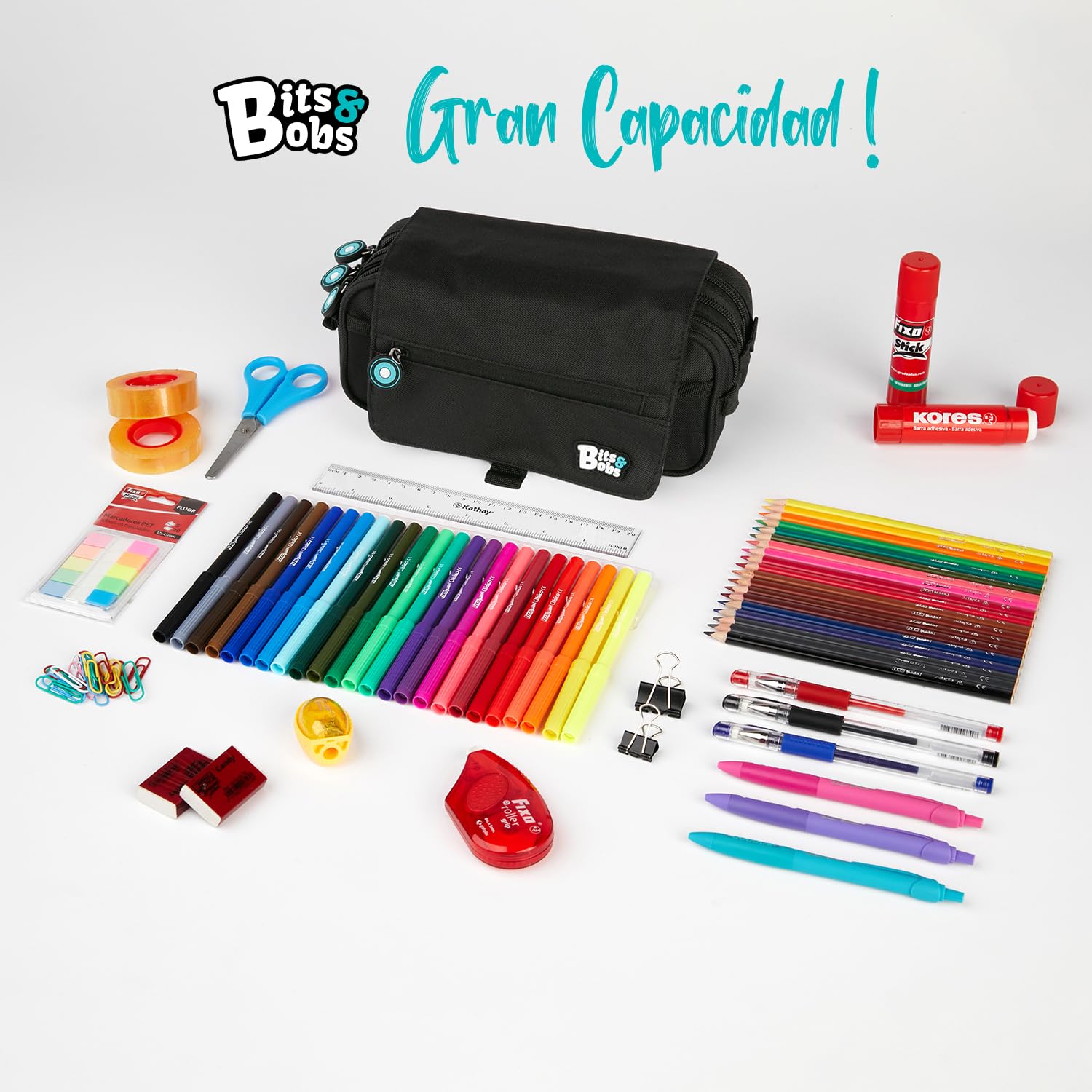 Grafoplás Bits & Bobs Trousses 23 cm Noir