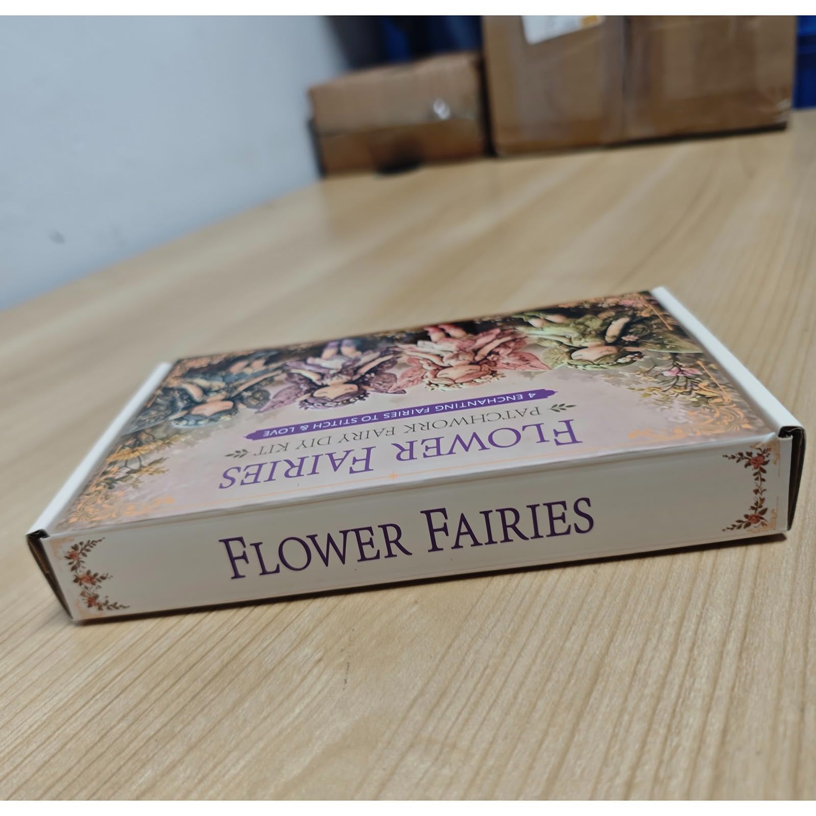 Flower Fairies Patchwork Craft Kit,Patchwork Fairy Kit Handmade Sewing Doll Set Art Craft Gift for Craft Lovers &Beginner Crafters& Home Decor (F, One Size)