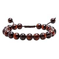 Vista 483 de Amazing Gemstone Yaxaite Bracelet for Women Men's Gifts - Protection Healing Crystal Bracelet - 8mm Gemstone Beaded Adjustable Bracelet Pulseras