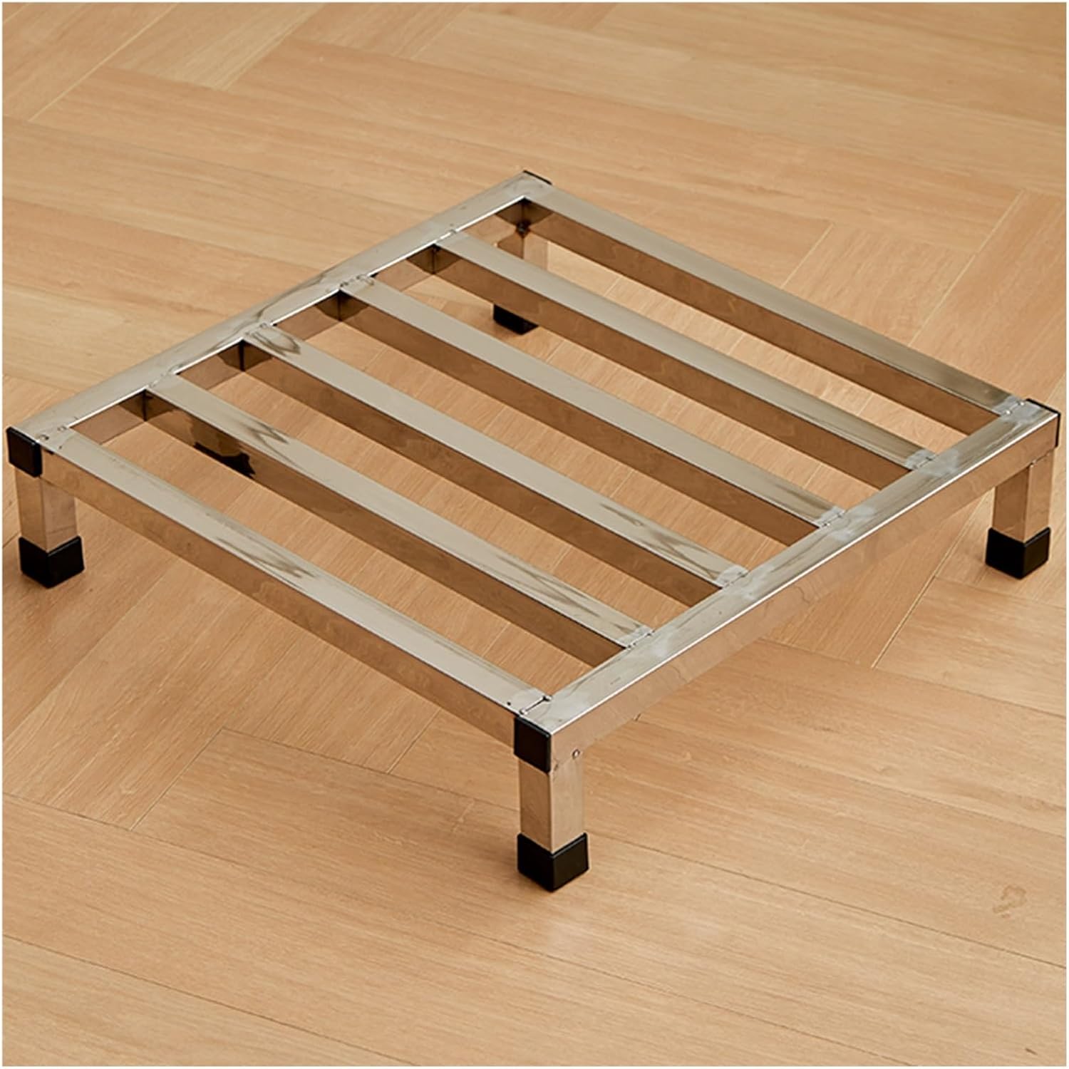 WIGING Heightened Air Conditioner Base, Stainless Steel Base Bracket, Ground Stand Universal Stand Base, Moisture-Proof Floor Pallets for Warehouses Garage(30x30x15cm)