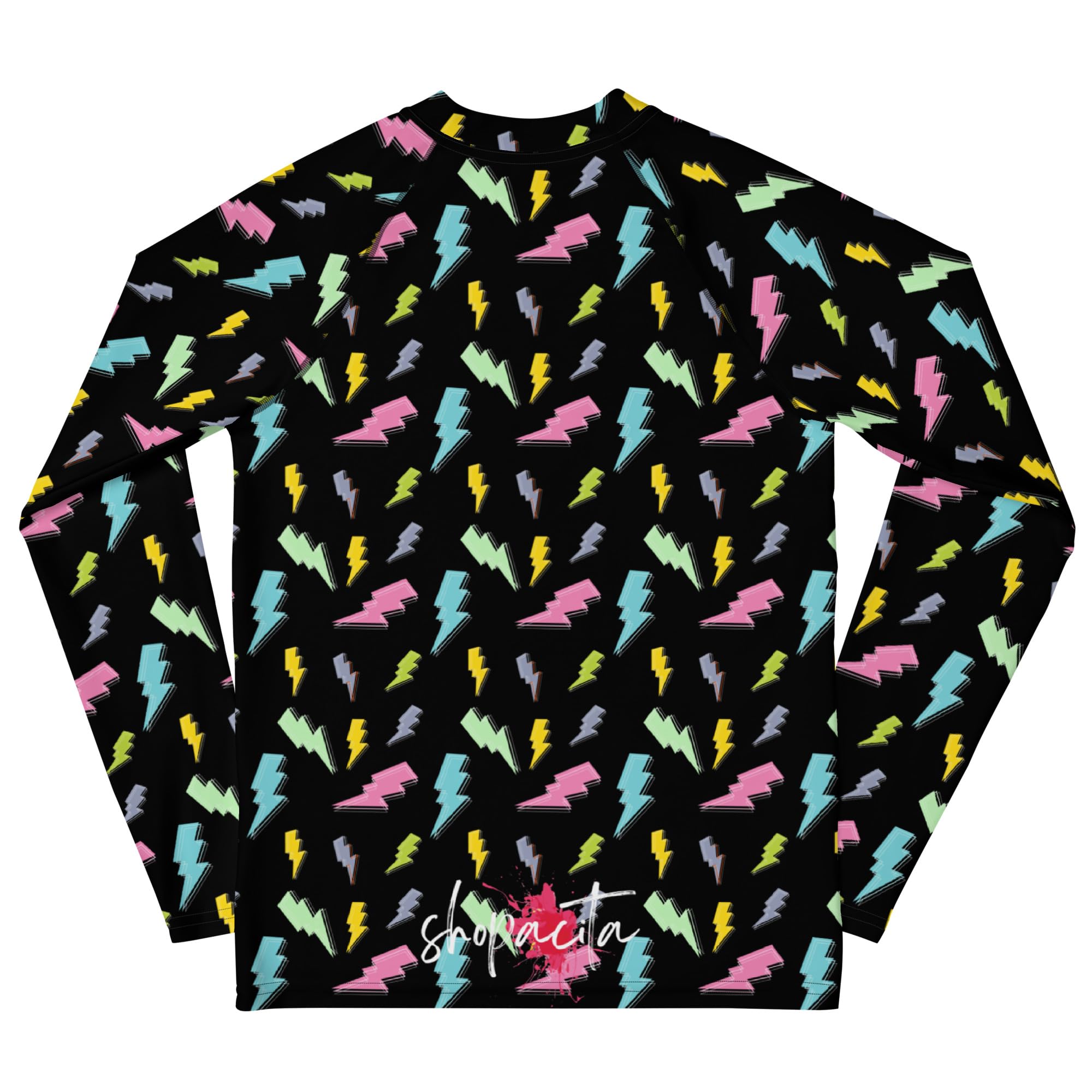 Rashguard Jugend Jungen, Langarm, Badeshirt, Schwimmshirt, Sonnenschutz, Badebekleidung, Schnelltrocknend, UPF 50+, Rash Top mit Print, Rash Guard Shirt, UV Shutz, Storm Light, 134-158 cm (8)