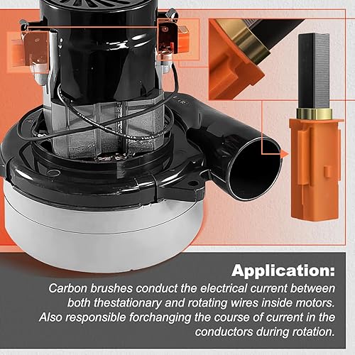 Miniatura 3 de MaxLLTo 2 Pack Replacement 833392-67 3339211 33392-11 Carbon Brush for Ametek Lamb Motor 115923 115923-AA 115923-C 116392-03 116432-00 116471-00