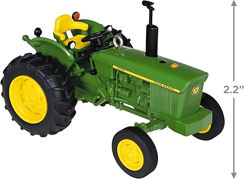 Miniatura 5 de Hallmark Keepsake Adorno navideño 2022, tractor de cosecha de hileras modelo John Deere 2020