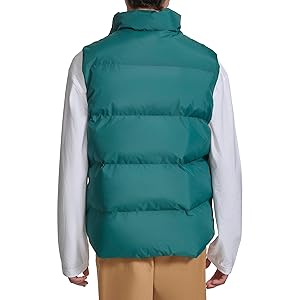 Champion Mens Puffer Vest With Logo