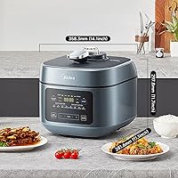 Vista 7 de Midea 8-in-1 Electric Pressure Cooker with Dual Pots, Multi-Functional Programmable Slow Cooker, Rice Cooker, Steamer, Sauté Pan and More, 5 Quart