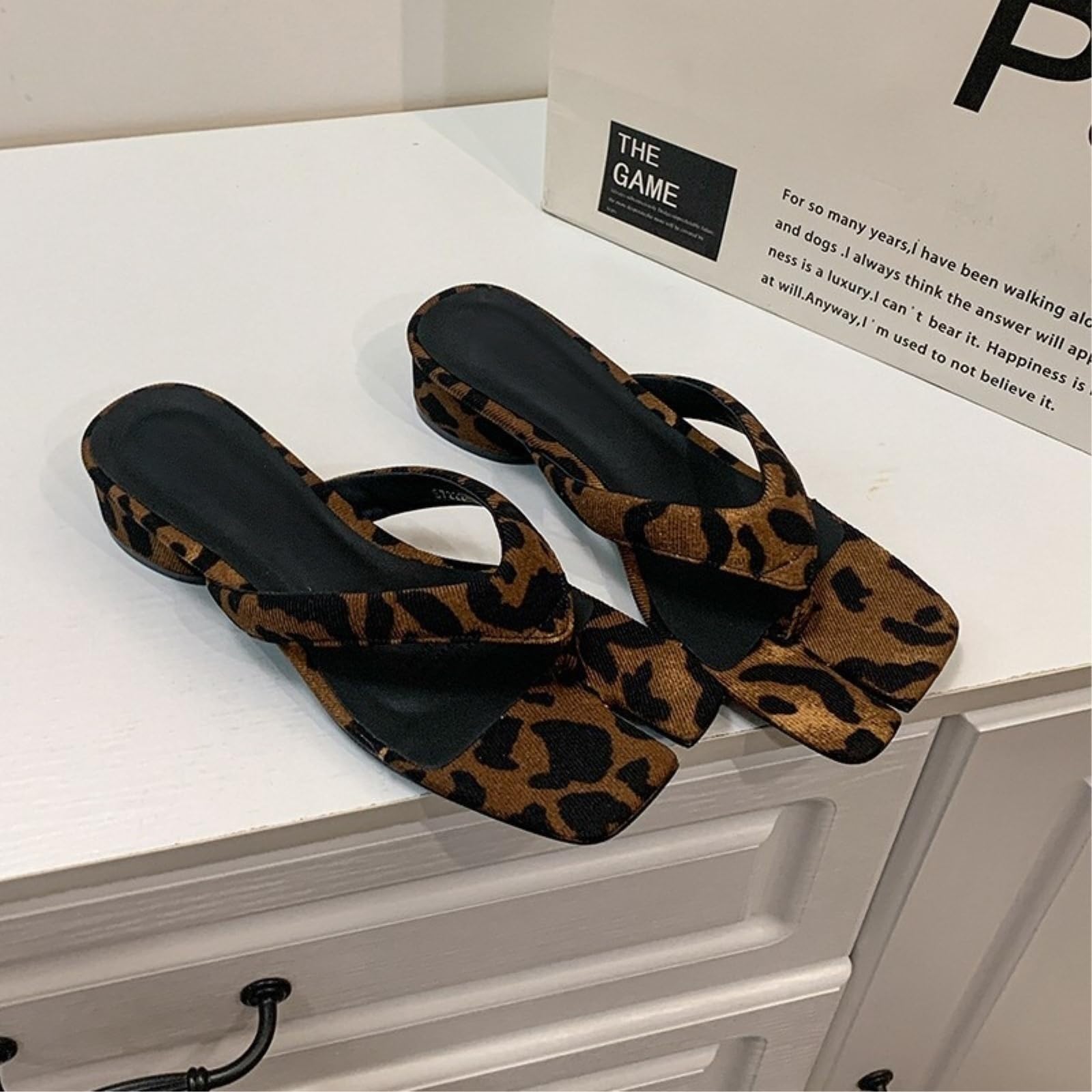 pantofole da donna estate aperta punta pizzico Toe Split-toe Design Donna 2026 Nuove infradito