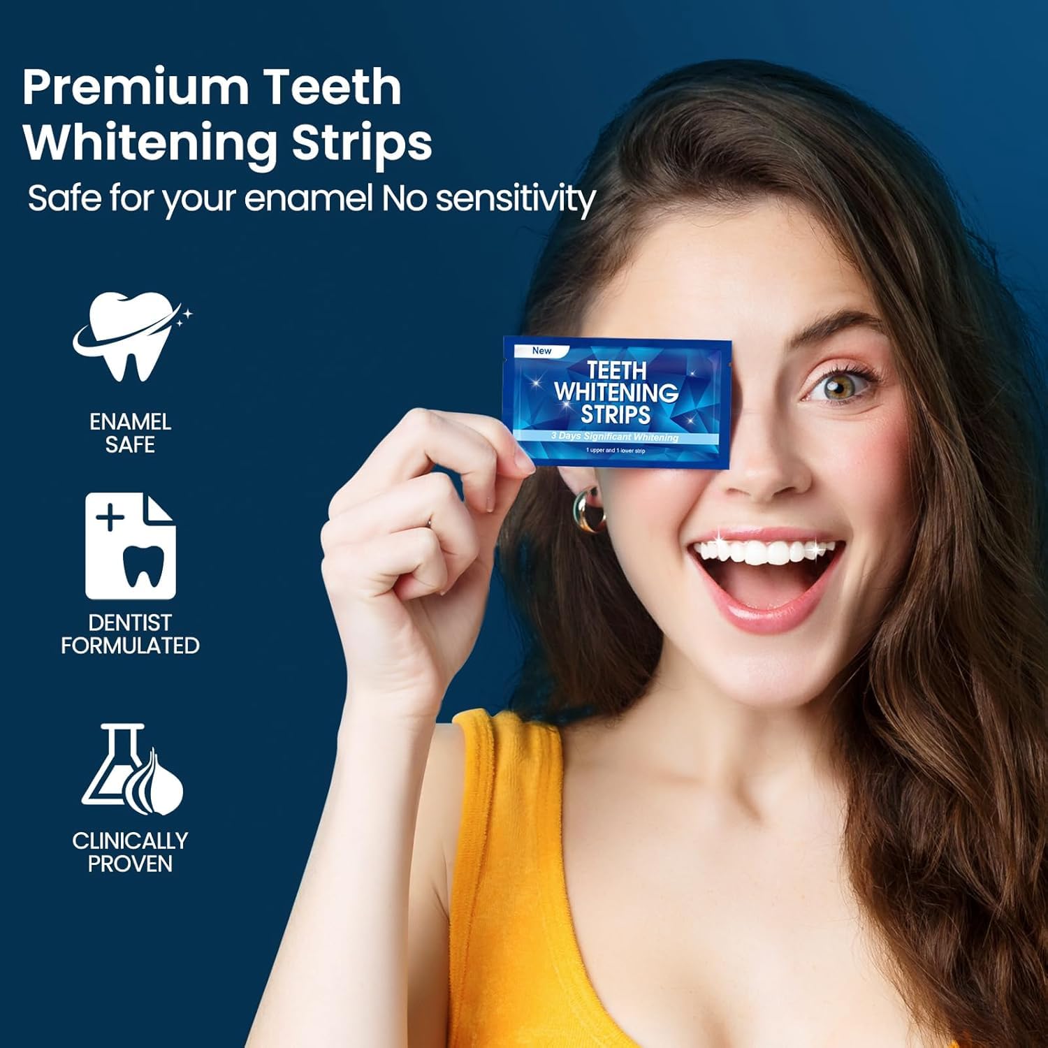 strisce sbiancante denti professionale sbiancanti denti - 28 strisce sbiancanti 14 Sessioni sbianca denti striscia sbiancante denti teeth whitening strips per sbiancamento denti Sicuro per Smalto