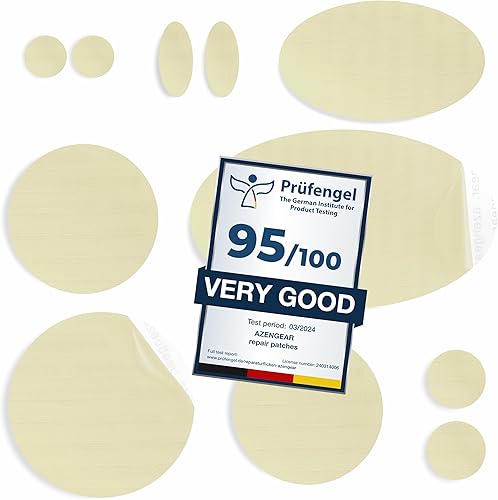 Vista 39 de aZengear Parches de reparación, impermeables, autoadhesivos, resistentes al desgarro al frío y al calor, de nailon y poliéster, para reparar Negro