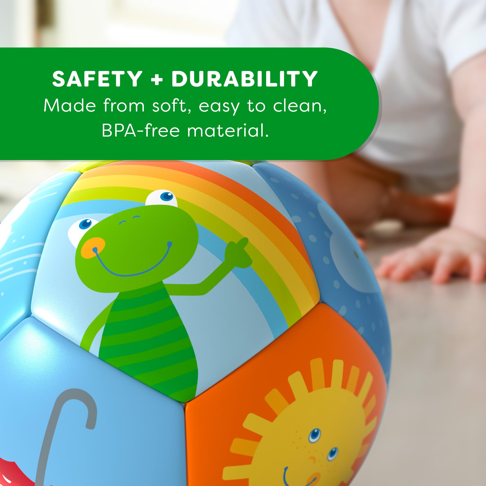 HABA - Baby Ball - Rainbow World Zabawki dla niemowląt, wielokolorowe (306318)