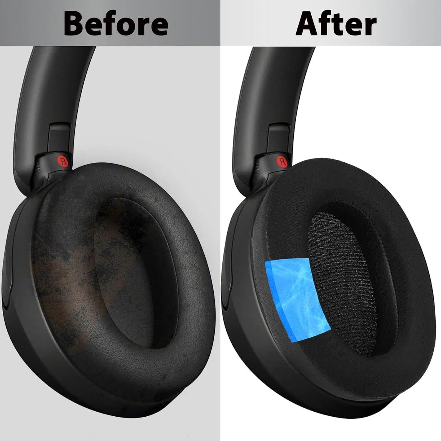 Adhiper Cuscinetti auricolari e fascia di ricambio per Sony WH-XB910N