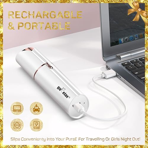 Miniatura 4 de Depilación facial para mujeres (con 2 cabezales de repuesto), removedor de vello facial impecable, dispositivo de depilación, el mejor regalo para