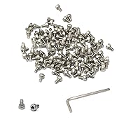 Vista 10 de iexcell 25 piezas M4 x 60/65/70/75/3.150 in paso de rosca 0.028 in acero inoxidable 304 cabeza hexagonal Tornillos Tornillos surtido Kit