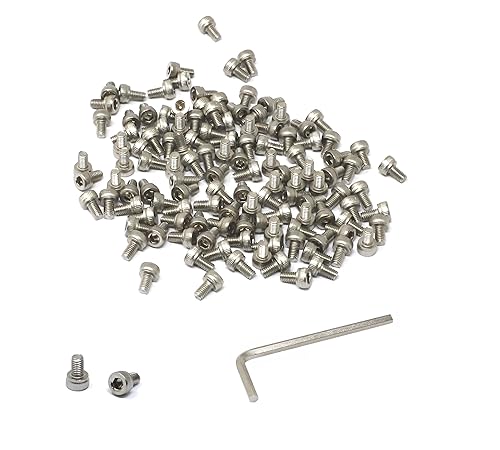 Miniatura 10 de iexcell 25 piezas M4 x 60/65/70/75/3.150 in paso de rosca 0.028 in acero inoxidable 304 cabeza hexagonal Tornillos Tornillos surtido Kit