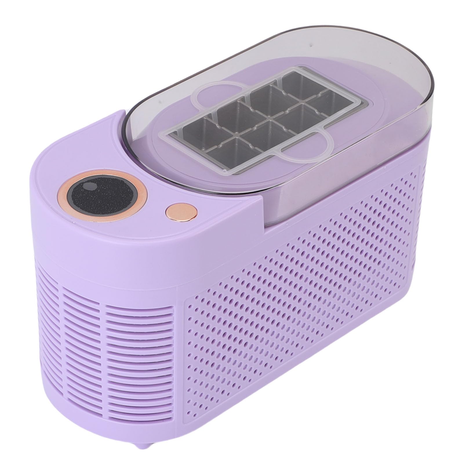 Máquina para hacer hielo en encimera Mini máquina para hacer hielo eléctrica portátil y compacta Fabricación de hielo rápida de 120 W 8 cubos por ciclo con opciones de energía