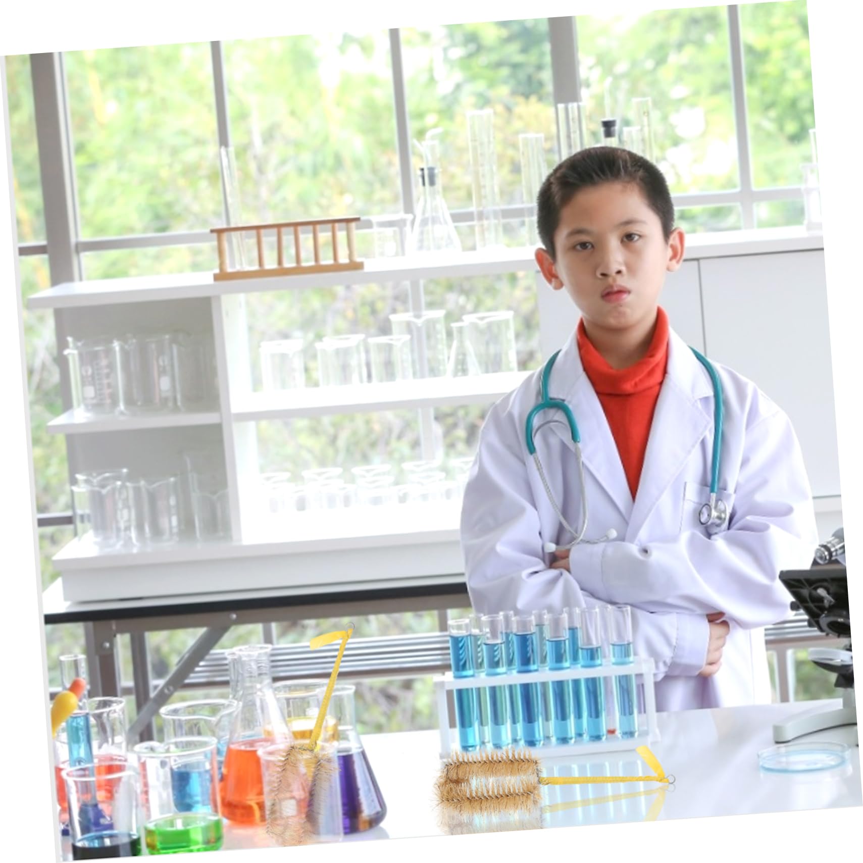 Ipetboom Universal Flask Bristles Brush 4pcs Set Cup Cleaner Brush Easy Hanging Design